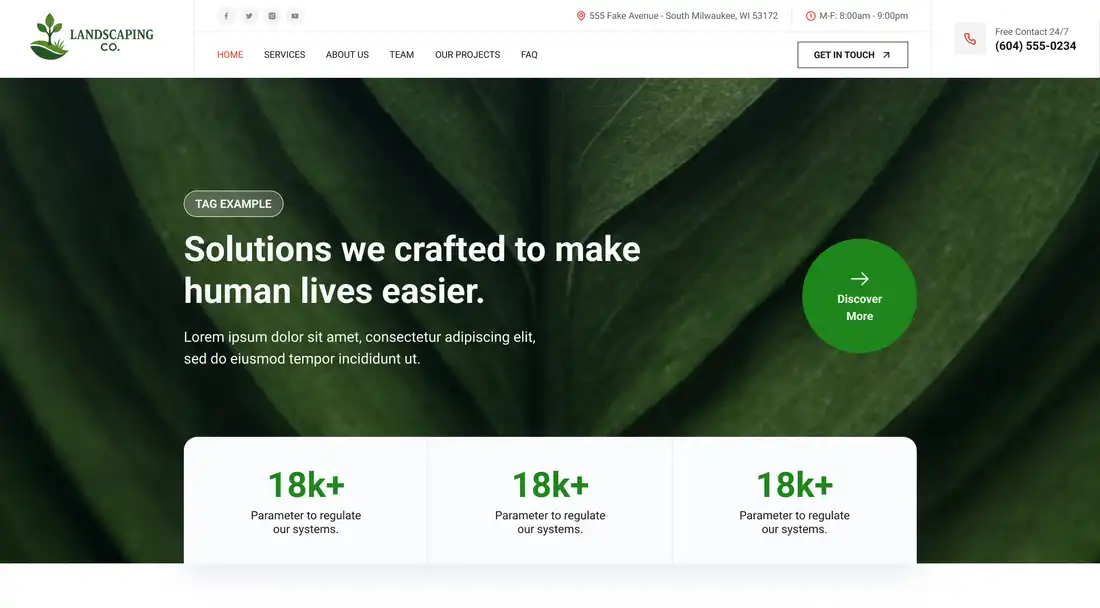 Finance Website Design