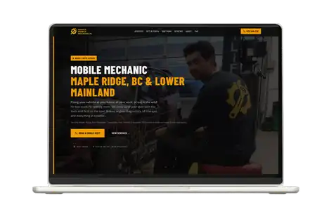 landing page for marks mobile mechanical